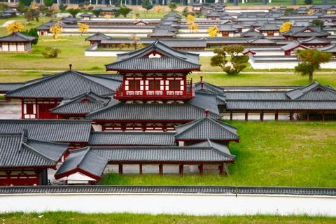  the mini old town in daming palace was the imperial palace complex of the tang  Stock Photos