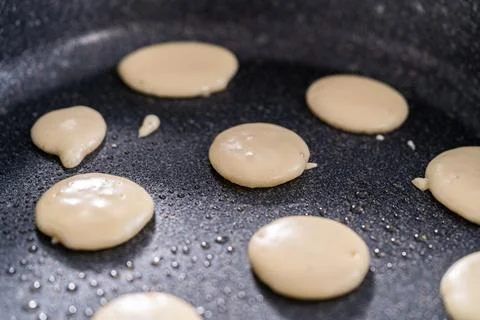 Mini pancake cereal Stock Photos