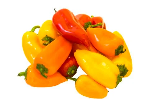 Mini peppers . Stock Photos