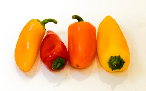 Mini peppers . Stock Photos