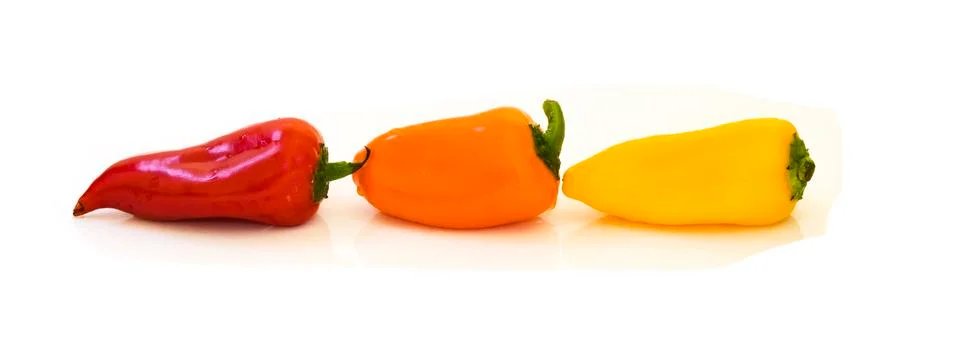 Mini peppers . Stock Photos