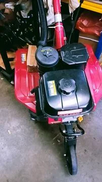 Mini plow machine Stock Photos