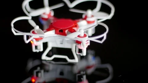 Mini pocket quadcopter Stock Footage 84266220