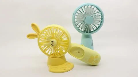 Mini portable fan Foto stock