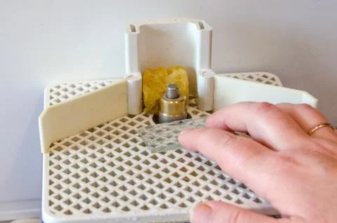 Mini Portable Grinder Machine for Stained Glass. Tools for art glass work. Stock Photos