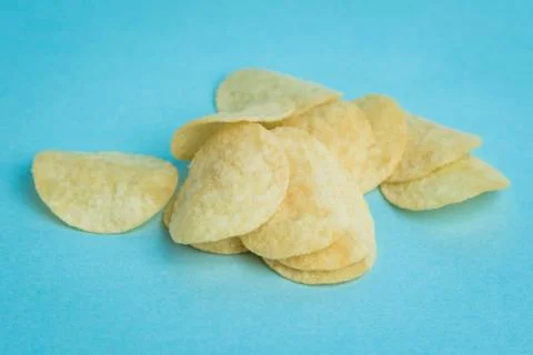 Mini Potato Chips Stock Photos