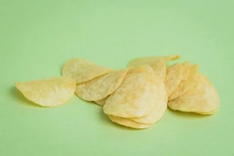 Mini Potato Chips Stock Photos