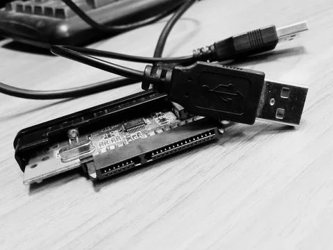 Mini power data cable 写真素材