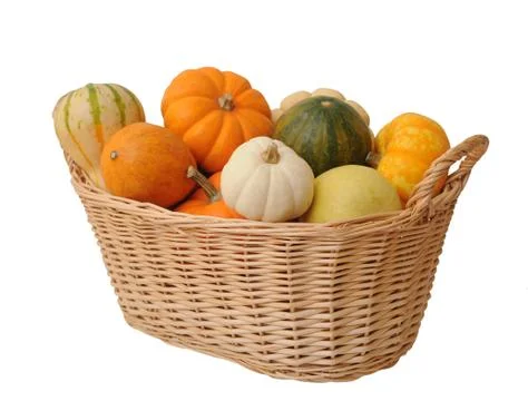 Mini pumpkins and gourd Stock Photos