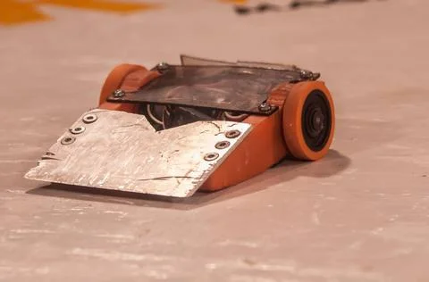 Mini robot wars mini robot wars indoors by a human controllers Copyright: ... Stock Photos