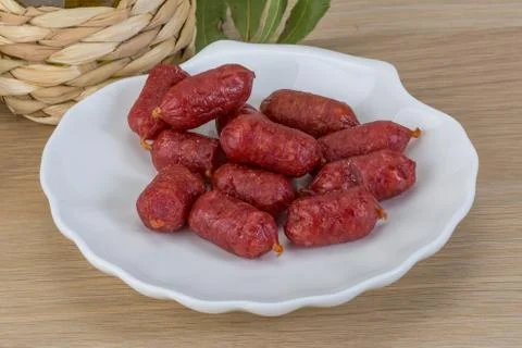 Mini salami Stock Photos