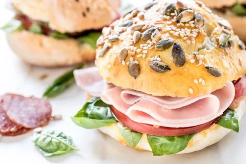 Mini sandwich Stock Photos