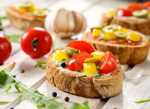 Mini sandwich Stock Photos