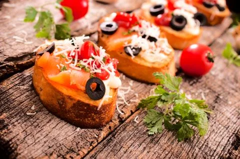 Mini sandwichs Stock Photos
