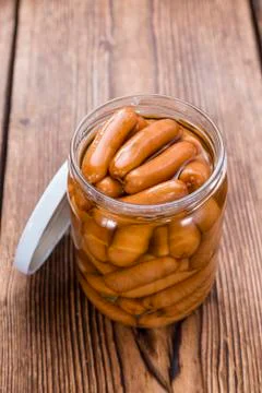 Mini Sausages Stock Photos