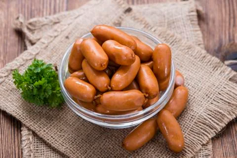 Mini Sausages Stock Photos