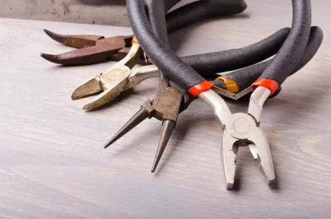 Mini set of DIY tools Stock Photos