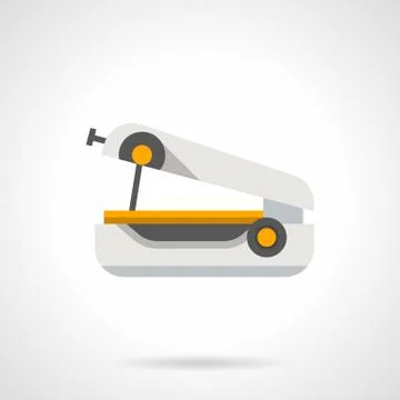 Mini sewing device flat color vector icon Stock Illustration