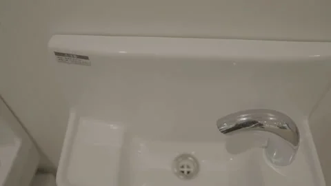 Mini sinks panning Stock Footage 233625853