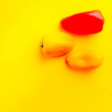 Mini size sweet pepper Stock Photos