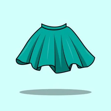 Mini Skirt Stock Illustration