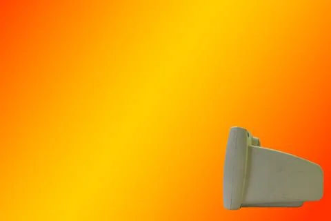 Mini small tube television to function as a surveillance camera Foto stock