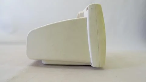 Mini small tube television to function as a surveillance camera - Foto stock