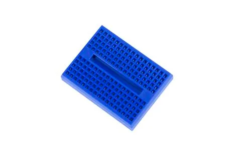 Mini Solderless Prototype Breadboard isolated Stock Photos