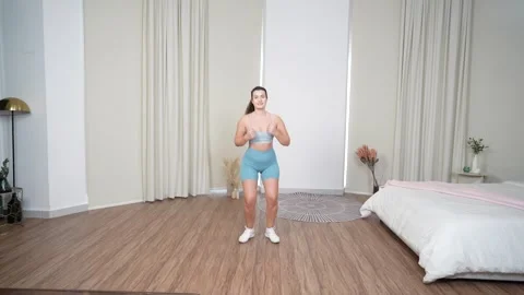 Mini squats punch S Stock Footage 314191653