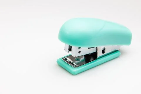 Mini Stapler on white background. Stock Photos