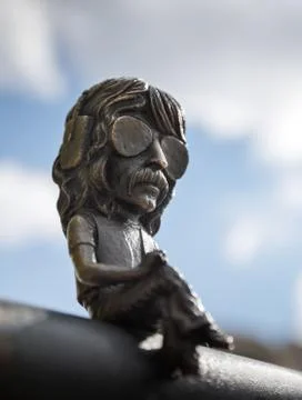 Mini statue of Jon Lord Stock Photos