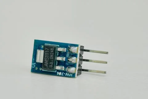Mini step-down power supply module for Arduino Stock Photos
