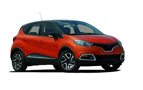 Mini SUV front view Stock Photos