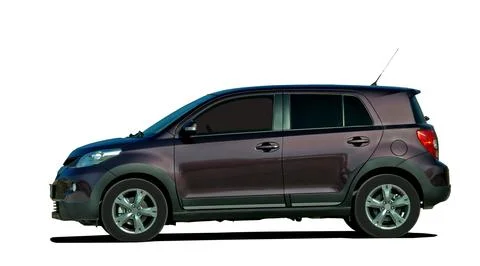 Mini SUV side view Stock Photos