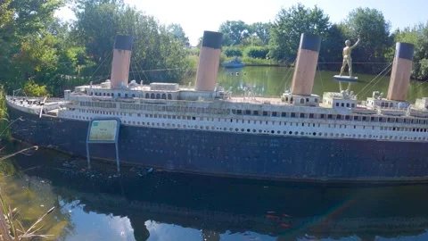 Mini Titanic Germany Park Video stock 217784796