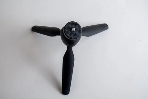 Mini tripod for the need to take close up photos using a smartphone Foto stock
