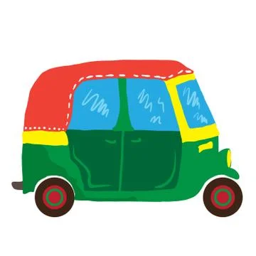 Mini van Stock Illustration
