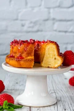 Mini vanilla pound cake Foto stock