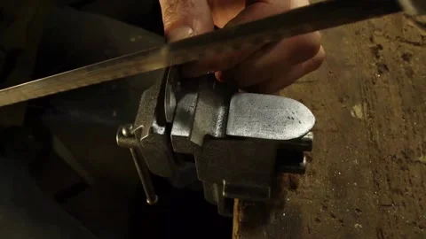 Mini vise. Time lapse. Stock Footage 136313759