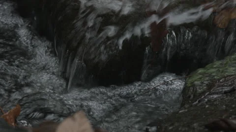 Mini Waterfall Close Up Video stock 44264904