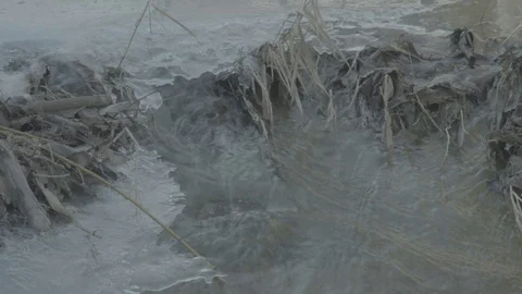 Mini waterfall Stock Footage 86683996