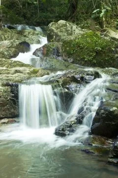 Mini waterfall 库存照片