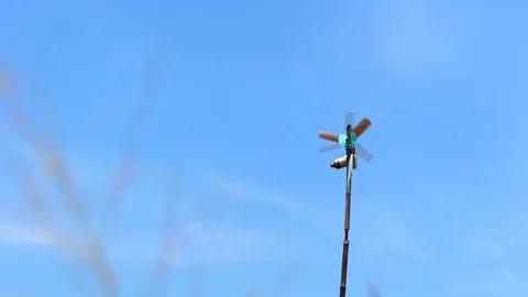 Mini Windmill Stock Footage 116802804