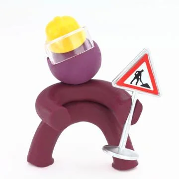 Mini worker Stock Photos