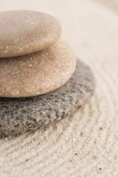 Mini zen garden Stock Photos