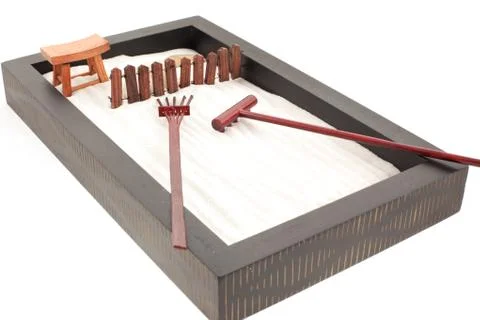 Mini zen garden Stock Photos