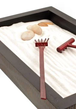 Mini zen garden Stock Photos