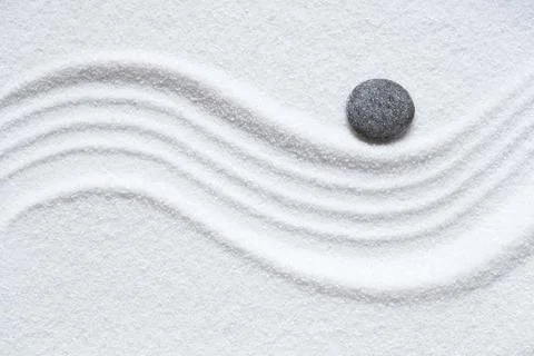 Mini zen garden 库存照片