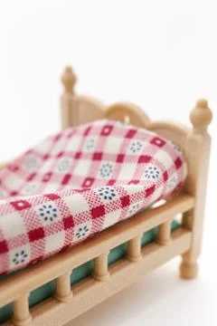 Miniature bed Stock Photos