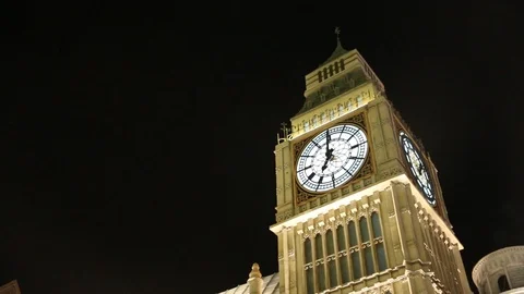 Miniature Big Ben model at Global Village, Dubai Stock Footage 86647790